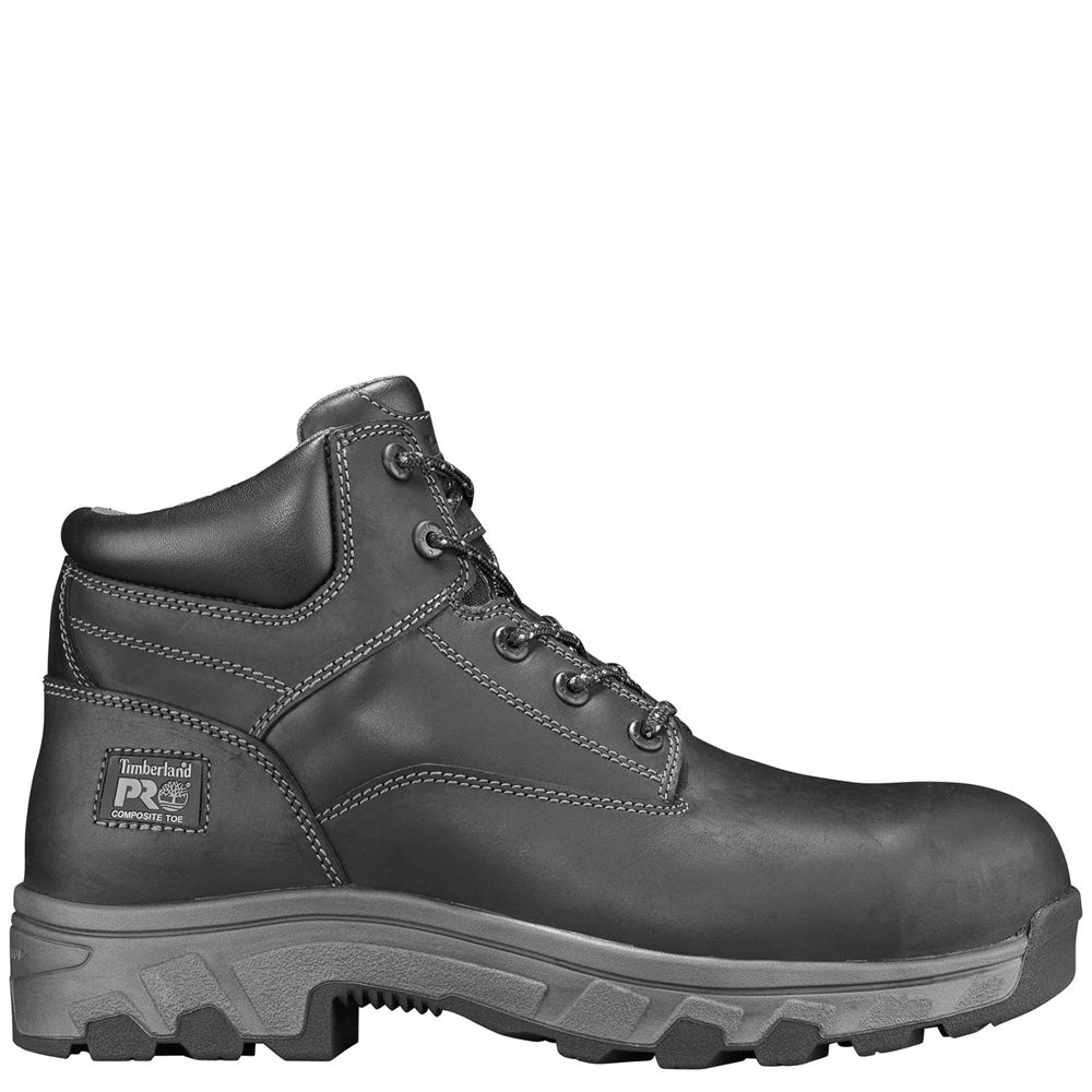 Botas de Trabajo Timberland Hombre Pro® Workstead 6\" Sd+ Comp Toe Negras - Chile LJS-571624